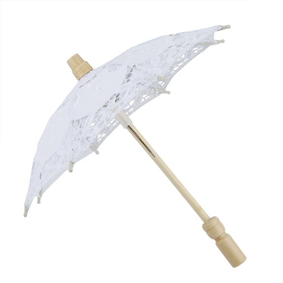 Wedding Lace Umbrella Lace Lace Umbrella Lace Umbrella White Bridal Lace Umbrella Vintage Parasol White Decoration Party[white]