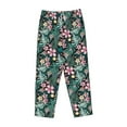 thumbnail image 4 of Goofa Rose Flowers Printed Soft Pajama Pants for Women, Wide Leg Comfy Casual Lounge Yoga Pants-X-Large, 4 of 9
