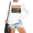 thumbnail image 5 of Halloween  Sweatshirt Women Halloween Horror Spooky Graphic Tees Casual Fall Long Sleeve Pullover Tops, 5 of 5