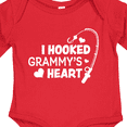 thumbnail image 4 of Inktastic I Hooked Grammy's Heart with Fishing Rod Boys or Girls Long Sleeve Baby Bodysuit, 4 of 5