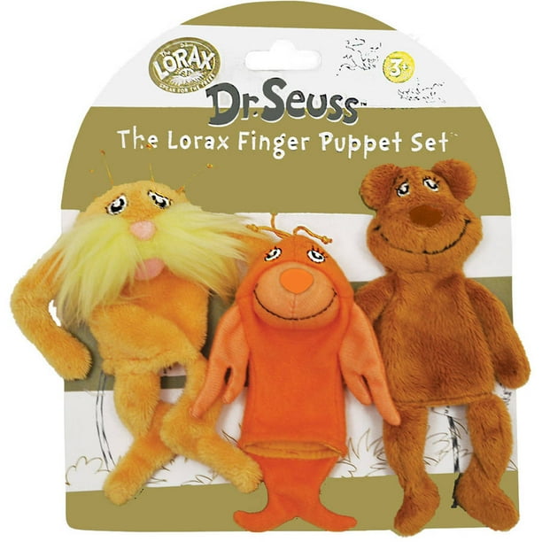 Manhattan Toy Dr. Seuss The Lorax Finger Puppet Set - Walmart.com - Walmart.com