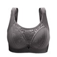 thumbnail image 3 of Wdfiry Women Plus Size Bras Comfortable Seamless Push Up Brassiere Full Coverage Wire Free Bralette, 3 of 5
