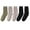 Multicolor 4, variant on ZHENHONG Casual Socks for Women 10 PCS Fashion Cotton Socks Autumn And Winter Sweat Absorbent Breathable Warm Ladies Solid Color Pile Socks