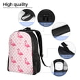 thumbnail image 5 of Haiem Cute Flamingo with Heart Backpack - Stylish and Durable 15-inch Laptop Backpack with Waterproof Oxford Fabric, 5 of 8