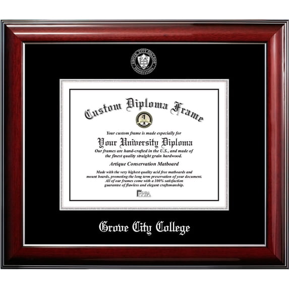 Grove City College Classic Diploma Frame