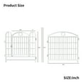 thumbnail image 4 of 24" White Metal Dog Playpen - 8-Panel Foldable Pet Exercise Pen with Door for Indoor/Outdoor Use, 4 of 15