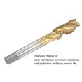 thumbnail image 4 of Unique Bargains 1/2-13 UNC High Speed Steel Machine 3 Spiral Flutes Thread Tap Titanium Plated, 4 of 5