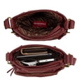thumbnail image 7 of Montana West Crossbody Bag for Women Multi Pocket Shoulder Bags Medium Travel Purses Ultra Soft Washed Leather, Red, 7 of 7