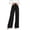 Black, variant on Womens Tie Waist Wide Leg Pants with Pockets High Waisted Loose Fit Casual Work Long Pants