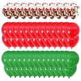 thumbnail image 3 of 60pcs Ballons de Noël de 12 Pouces Ballons de Confettis Rouges et Verts (Vert Rouge), 3 of 10