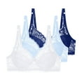 thumbnail image 1 of AUNVITO Plus Size Women's Underwire Lace Bra 3PC Set - Stylish Push-Up Breathable Lightweight Comfort Multi-Color Options, 1 of 6