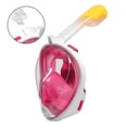 thumbnail image 2 of (Pink-L-XL)Snorkel Mask Anti Fog Full Face Swimming Diving Scuba Goggle Anti Leak Protector, 2 of 4
