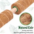 thumbnail image 4 of 2 Pack 17 Inch Moss Pole, Stackable Moss Poles for Climbing Plants Monstera, Tall Plant Sticks Accessories, Large Coir Plant Support Stakes for Potted Plants Indoor, Pothos, Philodendron, 4 of 7