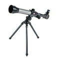 thumbnail image 5 of SDJMa Telescope for Kids, Astronomical Telescope Zoom 100X HD Outdoor Educational Telescope with Tripod 600/50mm Spotting Scope for Kids Beginners (Silver), 5 of 9