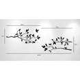 thumbnail image 5 of Calcomanía De Pared Con Ramas De Árbol Y Pájaros, Vinilo Adhesivo Para Guardería, Hojas De 40 Pulgadas De Ancho X 18 Pulgadas De Alto, Como Se Muestra (Negro Mate), 5 of 5