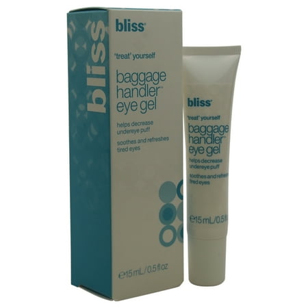 Bliss Baggage Handler Eye Gel for Unisex, 0.5 oz