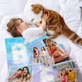 thumbnail image 3 of Mothers Day Blanket for Mom Grandma, Custom Blanket with Picture, Photo Collage Blankets Customized Blanket with Photos, Personalized Mother Day Birthday Gifts for Nana Grandpa Dad Friends Blankets, 3 of 5