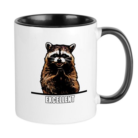 

CafePress - Evil Raccoon Small Mug - Ceramic Coffee Tea Novelty Mug Cup 11 oz