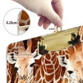 thumbnail image 6 of FORMRS Acrylic Clipboard with Low Profile Clip Standard A4 Letter Size, 12.5" x 9", Giraffe Head Pattern, 6 of 8