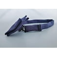 thumbnail image 4 of Zhuge piezas de pajarita clásica preatada, esmoquin formal liso ajustable para adultos y niños, pajarita elegante para fiesta de bodas, corbata lisa (azul), 4 of 4