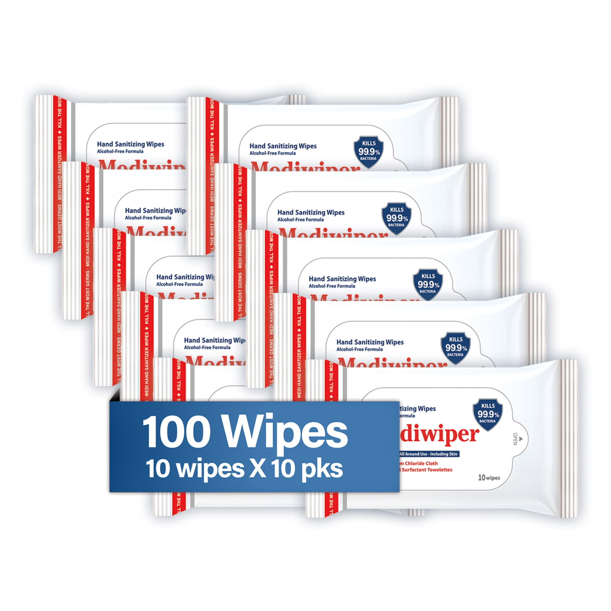 Refreshing 100 Wipes Wet Wipes Cleansing Cloth | Alcohol-Free Wipes
