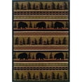 thumbnail image 2 of Oriental Weavers Hudson Area Rug 1066A Black Lodge Novelty 5' 3" x 7' 6" Rectangle, 2 of 5