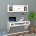 thumbnail image 3 of Prepac Designer Modern Floating Hutch, White, 3 of 9