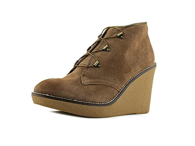 ofelia wedge lace up bootie