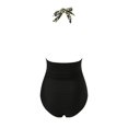 thumbnail image 5 of Cathalem Ladies Swimsuits Tummy Control Bathing Suit Monokini,Brown L, 5 of 5
