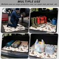 thumbnail image 3 of Garronmavis Leopard Cowboy Boot Star Car Trunk Liner Anti Slip Vehicle Rear Mat Scratch Resistant For Truck Van Pet Owners, 3 of 7