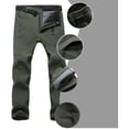 thumbnail image 1 of TAILTOSS Lot de 1 Pantalons de Neige Imperméables pour Hommes Coupe-Vent Randonnée Extérieure Vert pour Voyager, 1 of 8