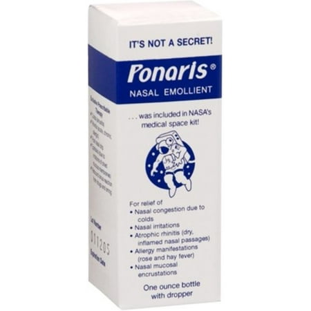 Ponaris Nasal Emollient 1 oz (Pack of 3)