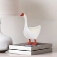 thumbnail image 2 of Estatua creativa ganso artesanía estatua gatito figurilla escritorio goose adorno, 2 of 8