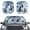 Funny Penguin, variant on Binienty Rottweiler Car Windshield Sun Shades 2 Pack American Flag Auto Front Window Blocks UV Rays Easy to Install Foldable Car Sunshades Protector Accessories for Cars Sedans Truck SUV