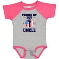 thumbnail image 3 of Inktastic Military Uncle Proud Nephew Boys or Girls Baby Bodysuit, 3 of 5