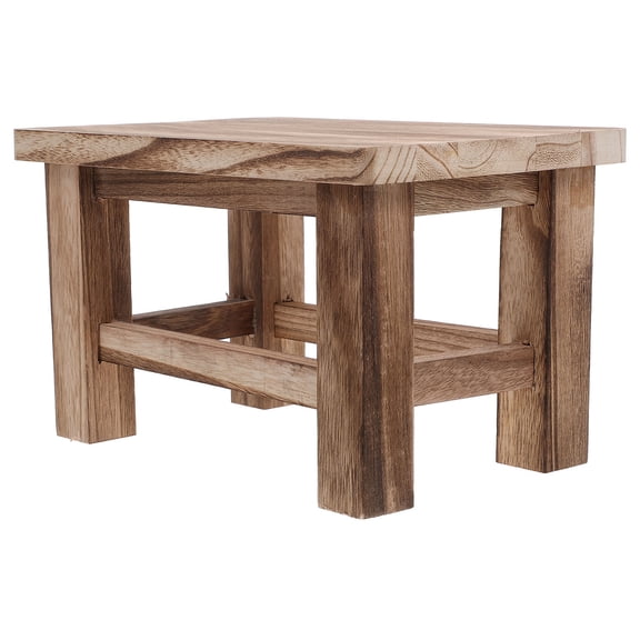 Short Stool for Sitting Stepping Solid Wood Child