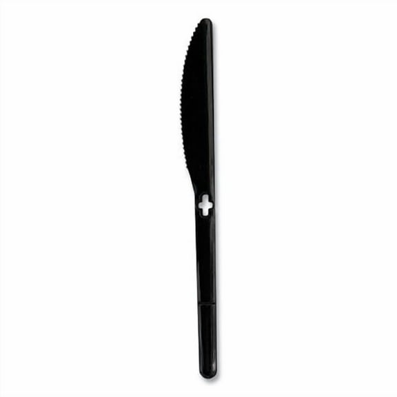Knife WeGo Polystyrene Utensils, Knife, Plastic, Black, 1,000/Carton | Bundle of 2