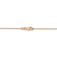 thumbnail image 4 of Leslie's Real 14kt Rose Gold .8mm Spiga (Wheat) Chain; 20 inch; Lobster Clasp; for Adults and Teens; for Women and Men, 4 of 5