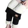 thumbnail image 6 of Fleece Lined Winter Leggings for Women High Waisted Soft Stretchy Warm Slim Tights Thick Thermal Velvet Pants, 6 of 7