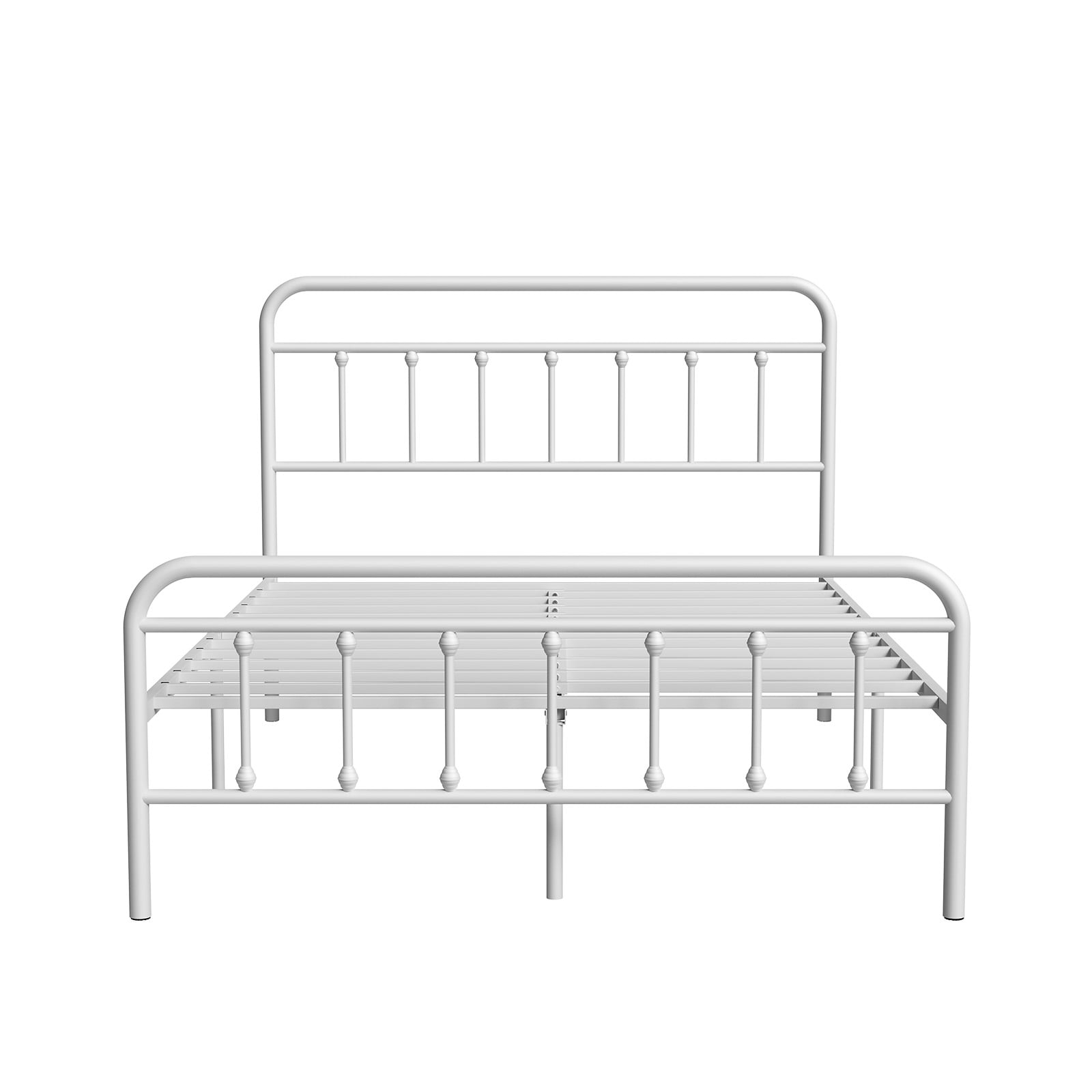 Novilla Metal Bed Frame Twin Size - Modern Minimalist Victorian Style with Headboard
