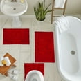 thumbnail image 4 of TUWABEII Bathroom Rug Set 3 Piece, Soft Bath Rugs for Bathroom Ultra Absorbent Shower Mats Water-absorbent Quick-dry Doorway Foot Mat Set, 4 of 8