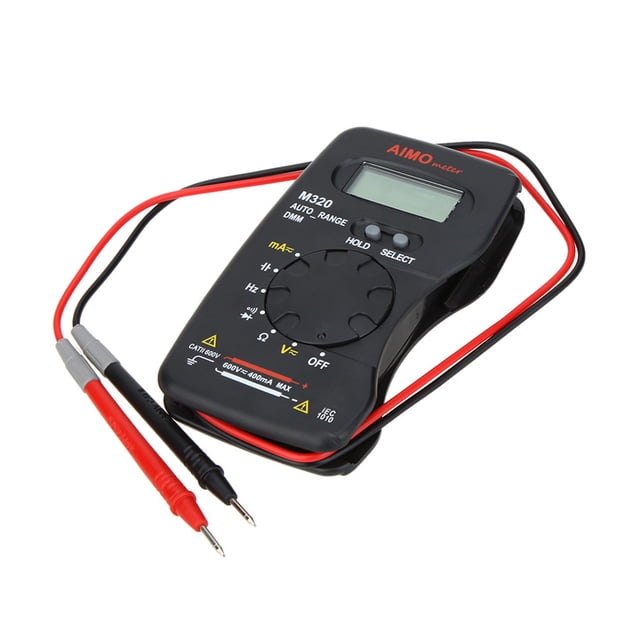 AIMO Digital Multimeter,Handheld Lcd Measurement Pocket Size Handheld Size Handheld Lcd Measurement Data Auto M320 Mewmewcat Rookin