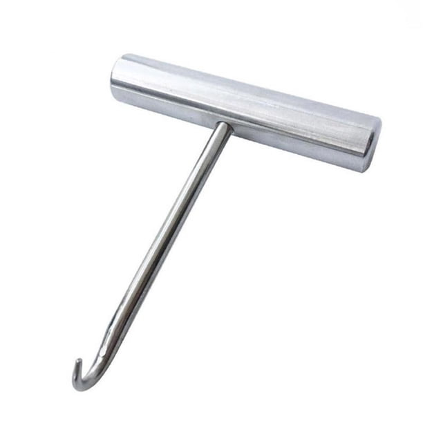Bádminton raqueta de acero inoxidable de acero inoxidable asistencia de asistencia gadgets pull squash squash portátil ejercicio equipo extractor ganchos Inevent OD002968-00B