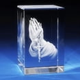 thumbnail image 5 of 3D Crystal Praying Hands, 5 of 5