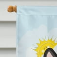 thumbnail image 3 of Carolines Treasures BB2123CHF Tricolor Corgi Summer Beach Canvas House Flag, 3 of 4