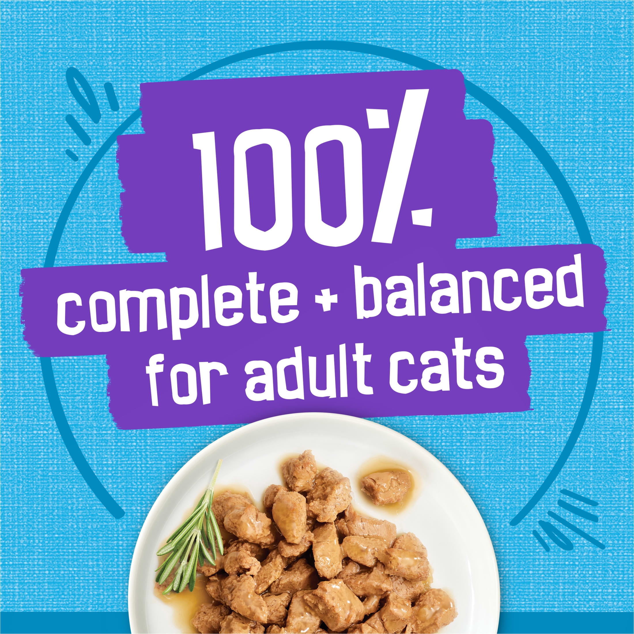 (12 pack) Purina Friskies Meaty Bits with Ocean Fish in Sauce Wet Cat Food, 13.5 oz Can