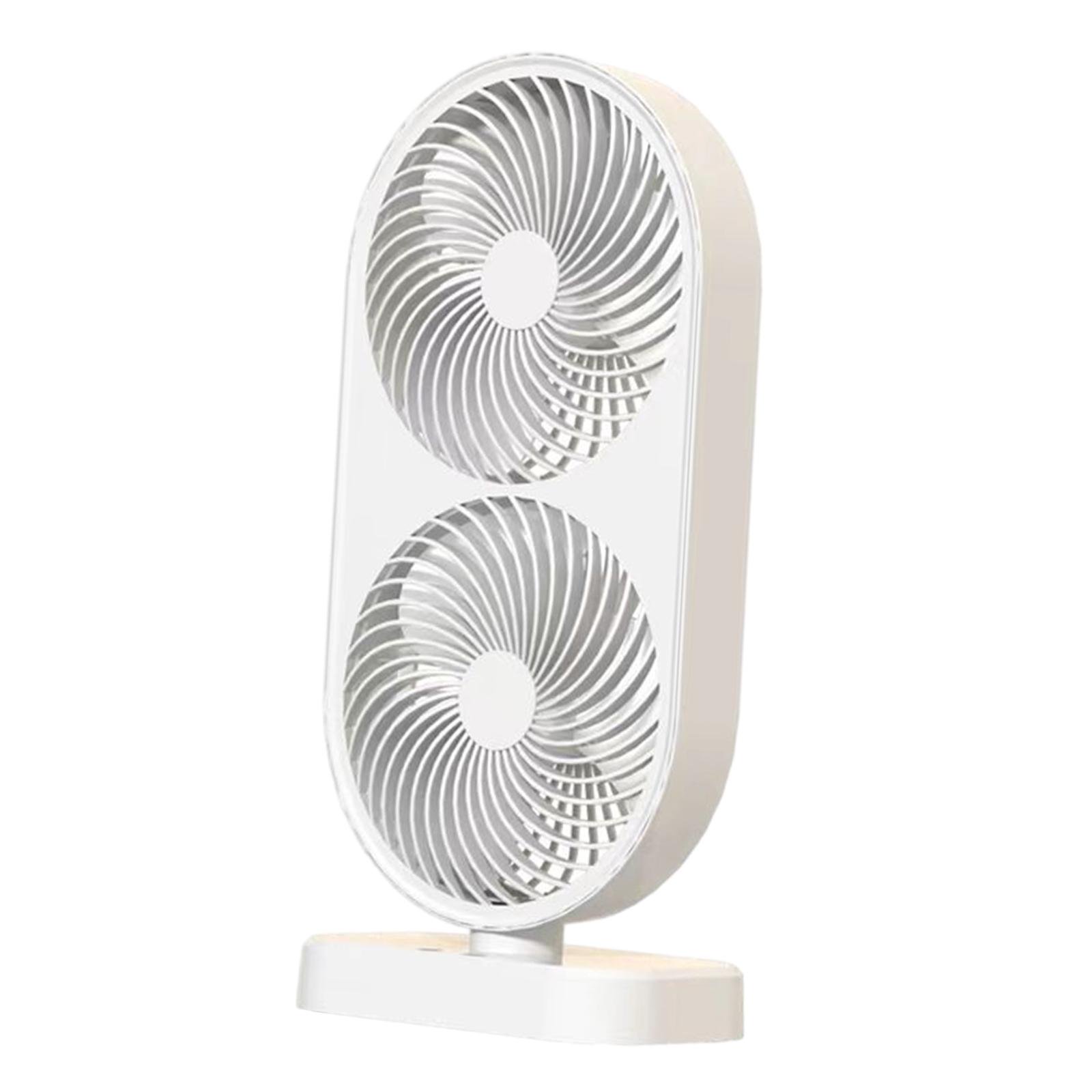 Desktop Fan Personal Fan 4 Speeds, 120 degree Adjustable Tilt, Strong Wind Silent  Fan Cooling Fan for Travel Bedroom Summer Outdoor White | Walmart Canada