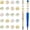 Eye, variant on 4 count Butterfly Rhinestone Tassel Chain Beads for Pens Butterfly Alloy Focal Spacer Beads for DIY Craft Beadable Pens Bracelet Necklace Earrings   Making