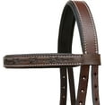thumbnail image 3 of Western Leather Bridle – Bitless Training Sidepull with Reins, 3 of 6
