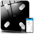 thumbnail image 1 of Rechargeable Digital Scales for Body Weight, Smart Body Fat Scale with 13 Essential Measurements, Bluetooth Bathroom Scale with Privacy Protection for Unlimited Users (26x26x2.3cm), 1 of 5
